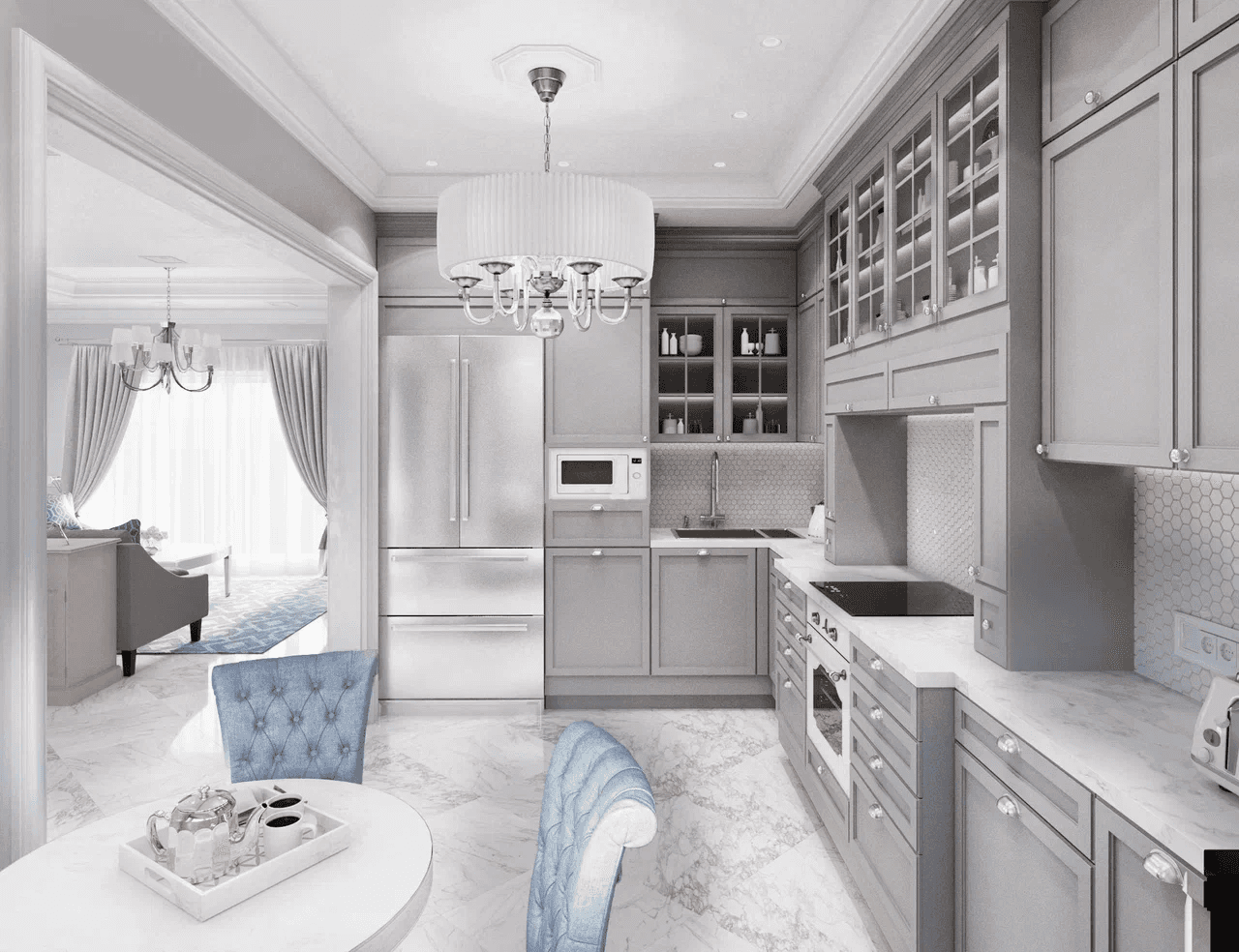 white and gray optical illusion