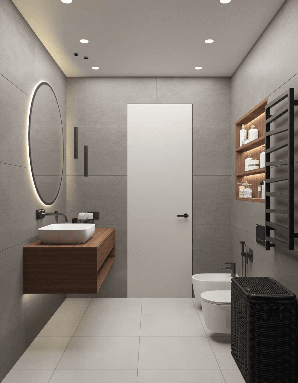 white and gray optical illusion